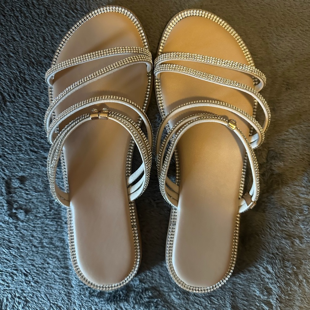 Sandals.